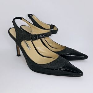 Manolo Blahnik Puricelli Mary Jane Pump IT36/US6